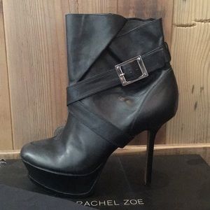 Rachel Zoe | Michelle Vachetta Black Leather Boots